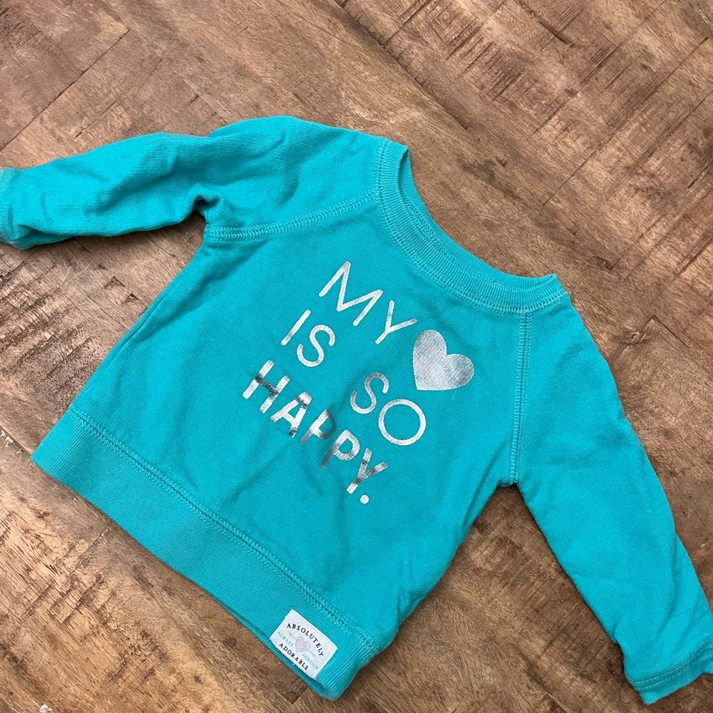 6 month sweat shirt